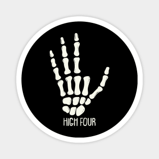 High Four - Funny Finger Amputee Gift Magnet